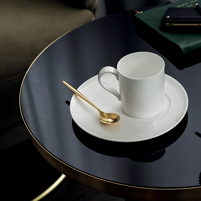 MetroChic blanc Saucer coffee cup 18.5 cm